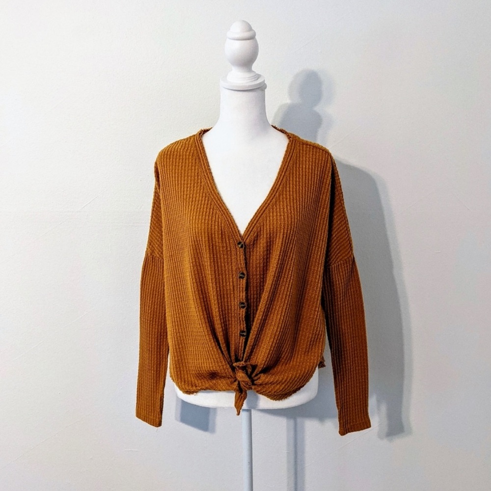 Urban Outfitters Out from Under Waffle Knit Top XS